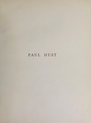 Cover of: Paul Huet by Loys Delteil