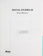 Cover of: Social studies 20
