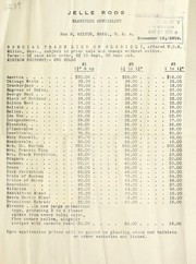 Cover of: Special trade list of gladioli: November 19, 1919