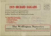 Cover of: 1919 orchard bargains