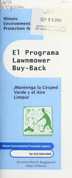Cover of: El programa lawnmover buy-back: mantenga la ce sped verde y el aire limpia!