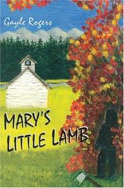 Cover of: Mary's Little Lamb