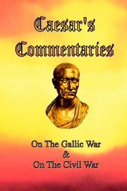 Cover of: Caesar's Commentaries by Gaius Julius Caesar