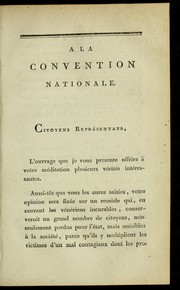 Cover of: Recueil de recherches et d'observations, sur les diffe rentes me thodes de traiter les maladies ve ne riennes, et particulie  rement sur les effets du reme  de connu sous le nom de rob anti-syphilitique