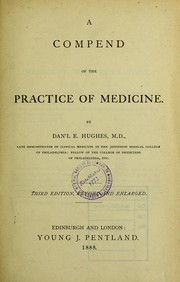 Cover of: A compend of the practice of medicine