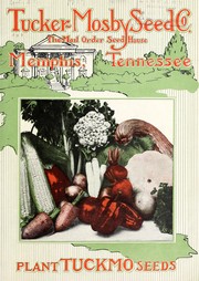 Cover of: Tucker-Mosby Seed Co. [catalog]