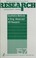 Cover of: Qualitative methods in drug abuse and HIV research