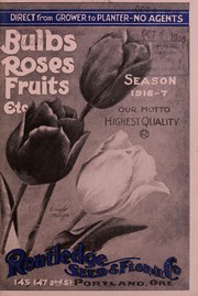 Cover of: Bulbs, roses, fruits, etc: Season 1916-7