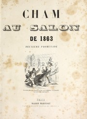 Cover of: Cham au salon de 1863: deuxième promenade