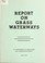 Cover of: Report on grass waterways