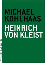 Michael Kohlhaas by Heinrich von Kleist