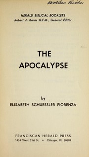 Cover of: The apocalypse by Elisabeth Schüssler Fiorenza