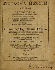 De organographia by Michael Praetorius, David Z. Crookes