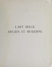 Cover of: L'art belge ancien et moderne