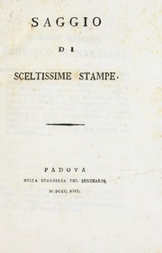 Saggio di sceltissime stampe by Antonio Neumayr