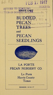 Price list by La Porte Pecan Nursery Co