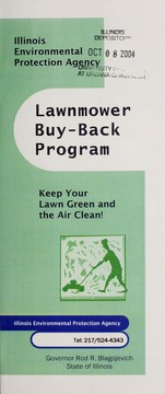 Cover of: Lawnmower Buy-Back Program: keep your lawn green and the air clean