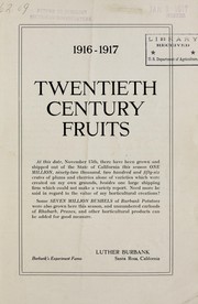 Cover of: Twentieth century fruits