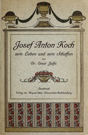 Cover of: Joseph Anton Koch: sein Leben und sein Schaffen