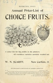 Cover of: Annual price-list of choice fruits