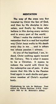 Cover of: My life is the passion: a short way of the Cross