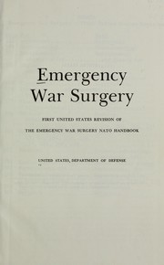 Cover of: Emergency war surgery