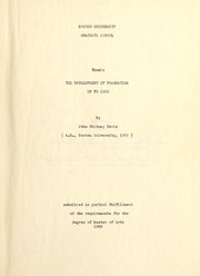 Cover of: The development of pragmatism up to 1910