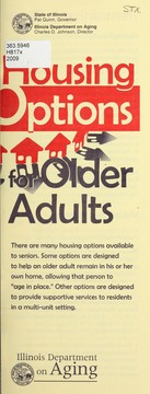 Cover of: Housing options for older adults