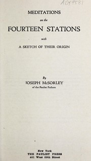 Cover of: Meditations on the fourteen stations: with a sketch of their origin