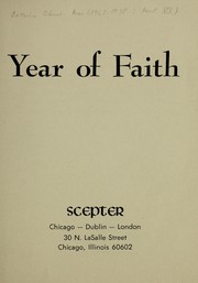 Cover of: Year of faith by Paul VI Pope