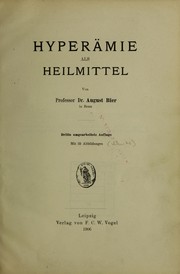 Cover of: Hyper©Þmie als Heilmittel