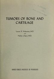 Cover of: Tumors of bone and cartilage