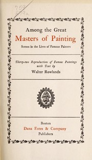 Cover of: Among the great masters of painting