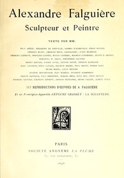Cover of: Alexandre Falguière, sculpteur et peintre