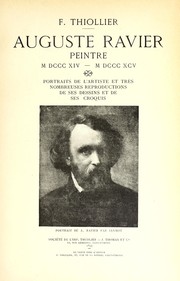 Cover of: Auguste Ravier, peintre, MDCCXIV-MDCCXCV: portraits de l'artiste et très nombreuses reproductions de ses dessins et de ses croquis