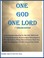 Cover of: One God One Lord