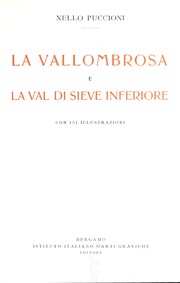 Cover of: La Vallombrosa e la val di Sieve inferiore...