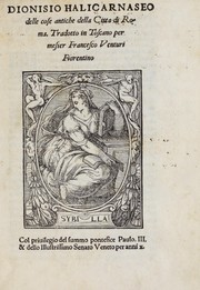 Cover of: Dionisio Halicarnaseo delle cose antiche della citta di Roma