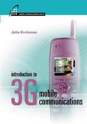 Cover of: Introduction to 3G mobile communications