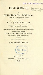 Cover of: Elementi di conchiologia Linneana: illustrati da XXVIII tavole in rame
