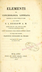 Cover of: Elementi di conchiologia linneana: illustrati da XXVIII tavole in rame