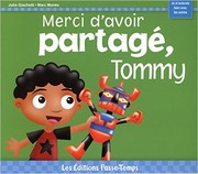 Cover of: Merci d'avoir partagé, Tommy