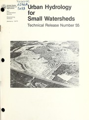 Urban hydrology for small watersheds