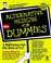 Cover of: Alternative medicine for dummies