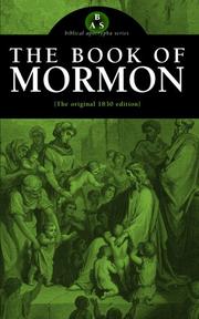 Cover of: The Book of Mormon: The Original 1830 Edition