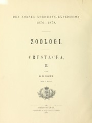 Cover of: Crustacea by G. O. Sars