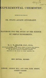 Front cover of Experimental chemistry by C. W. Heaton