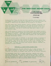 Cover of: The war that never ends. by United States. Dept. of Agriculture. Office of Information.