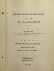 Cover of: The rise and development of the idea of the church