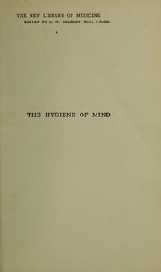 Cover of: The hygiene of mind